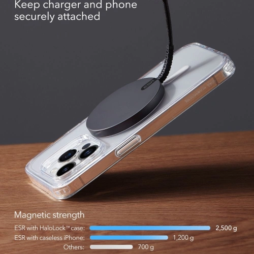 Kup Încărcător wireless ESR Halolock Mini Magnetic MagSafe Wireless Charger Black - ESR669 - {ean13} - Sklep Home Screen