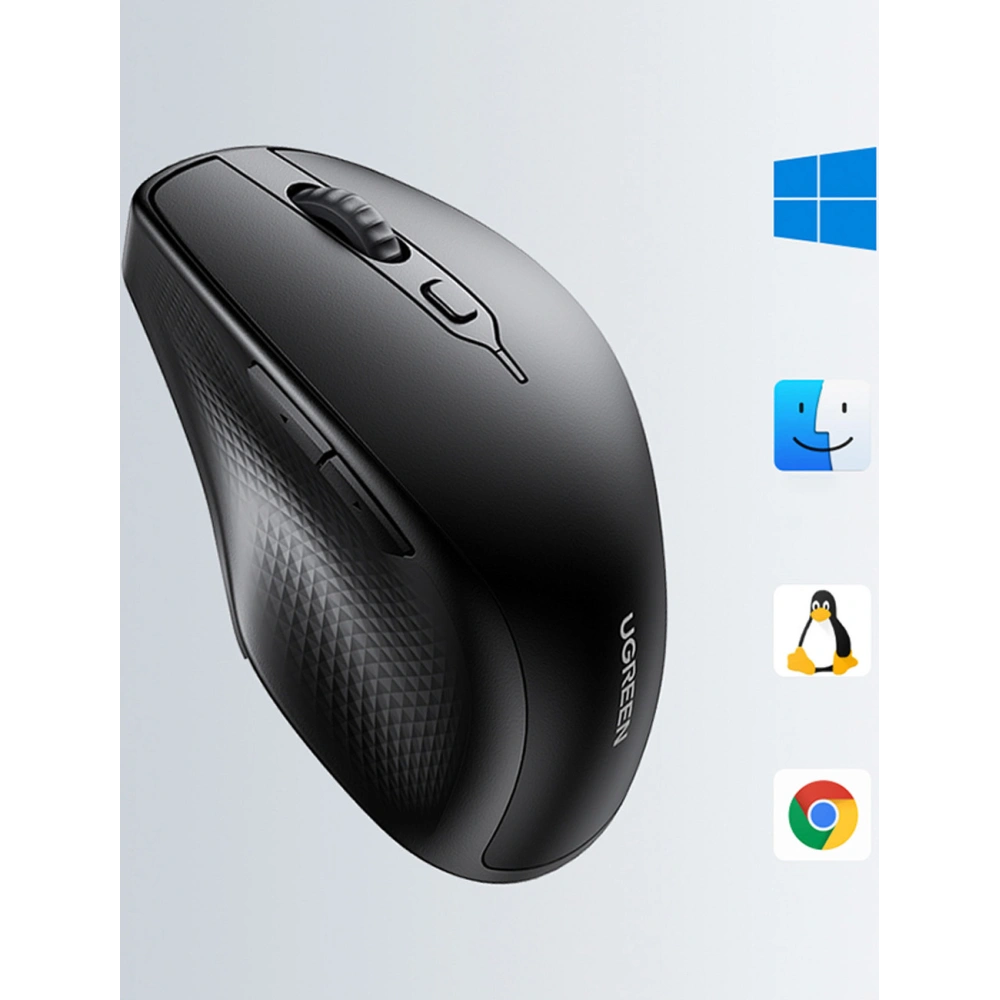 Mysz bezprzewodowa ergonomiczna UGREEN MU101 czarny