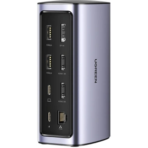 Kup UGREEN CM555 HUB 12in1 USB-C - USB HDMI DP RJ45 AUX SD TF Docking Station grau - UGR1491 - {ean13} - Sklep Home Screen