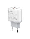 Buy LDNIO A2421C Wall Charger USB-A, USB-C 22.5W + USB-C/USB-C cable - LDN153 - {ean13} - Home Screen Store Europe