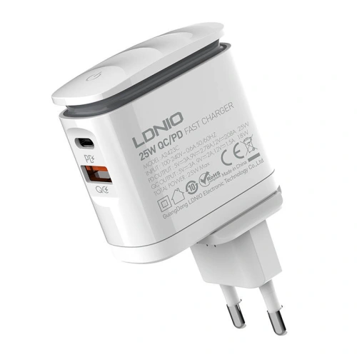 Kup Ładowarka sieciowa LDNIO A2423C USB-A, USB-C + kabel USB-C - LDN156 - {ean13} - Sklep Home Screen