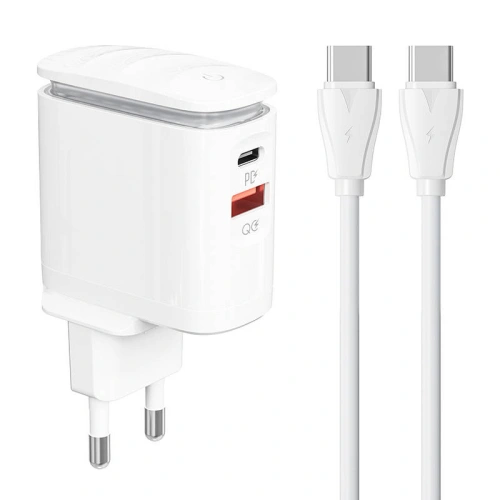 Kup Încărcător de rețea LDNIO A2423C USB-A, USB-C + cablu USB-C/USB-C - LDN158 - {ean13} - Sklep Home Screen