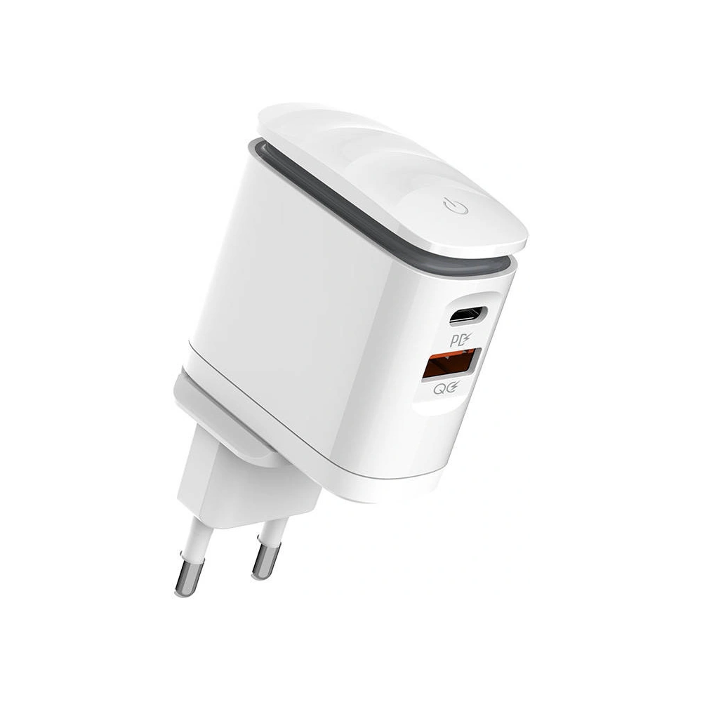 Ładowarka sieciowa LDNIO A2423C USB-A, USB-C + kabel USB-C/USB-C