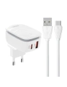 Nabíječka LDNIO A2425C USB-A, USB-C + kabel USB-C