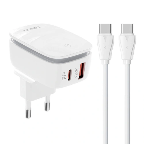Kup Încărcător de rețea LDNIO A2425C USB-A, USB-C + cablu USB-C/USB-C - LDN162 - {ean13} - Sklep Home Screen