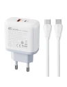 LDNIO Ladegerät A2526C USB-A, USB-C 45W + microUSB 45W Kabel