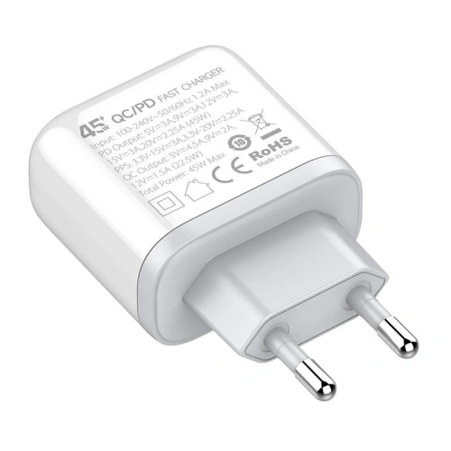 Kup Încărcător de rețea LDNIO A2526C USB-A, USB-C 45W + cablu microUSB 45W - LDN171 - {ean13} - Sklep Home Screen