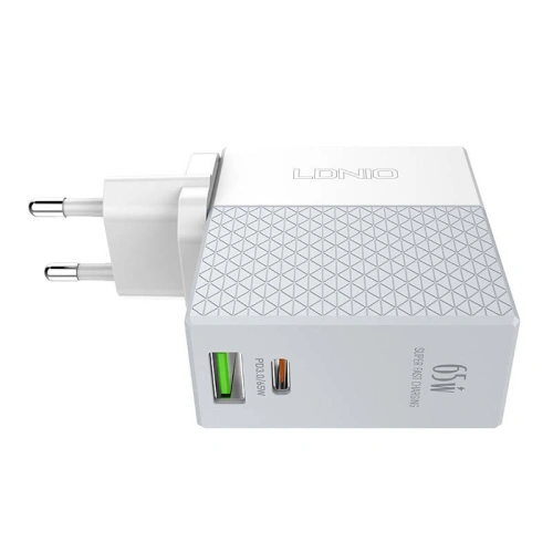 Kup Încărcător de rețea LDNIO A2620C USB-A, USB-C 65W + cablu USB-C/USB-C - LDN173 - {ean13} - Sklep Home Screen