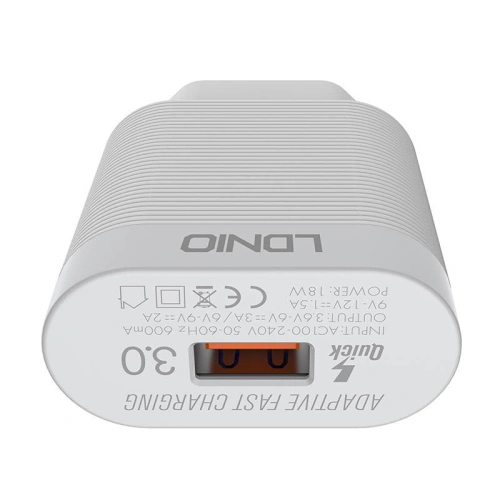 Kup Încărcător de rețea LDNIO A303Q USB-A 18W + cablu USB-C - LDN176 - {ean13} - Sklep Home Screen