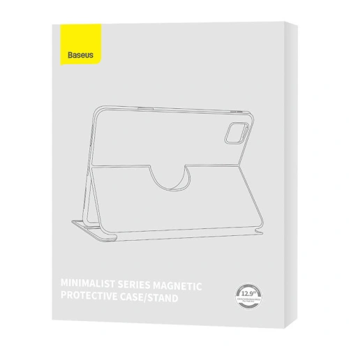 Buy Baseus Minimalist Magnetic Case Apple iPad Pro 12.9 2018/2020/2021/2022 (3, 4, 5, 6 gen) (light gray) - BSU4009 - {ean13} - Home Screen Store Europe