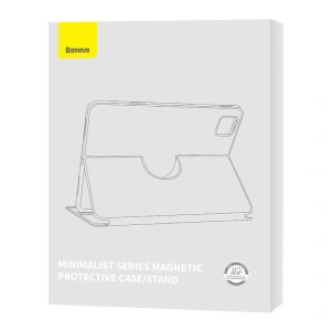Baseus Apple Magnetische Hülle Minimalist iPad Air 10.9 (4., 5. Generation)/iPad Pro 11 (1., 2., 3. Generation) (grau)