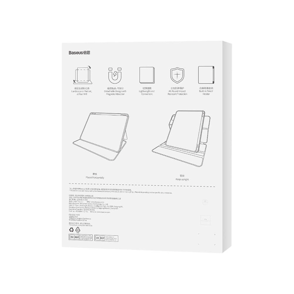 Etui magnetyczne Baseus Minimalist Apple iPad 10.2 2019/2020/2021 (7., 8. i 9. generacji) (czarne)