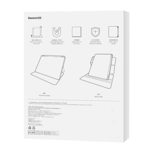 Kup Mágneses tok Baseus Minimalista Apple iPad 10.2 2019/2020/2021 (7., 8. és 9. generáció) (kék) - BSU4018 - {ean13} - Sklep Home Screen