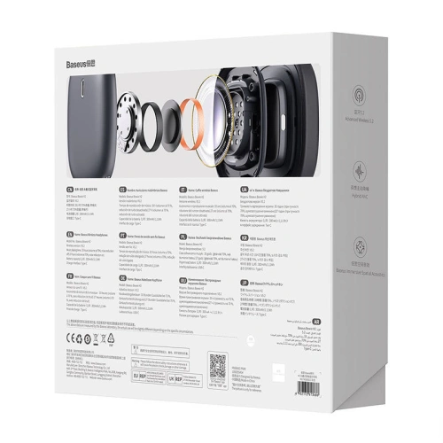 Kup Sluchátka TWS Baseus Bowie H2 Bluetooth 5.2 ANC (šedé) - BSU4024 - {ean13} - Sklep Home Screen