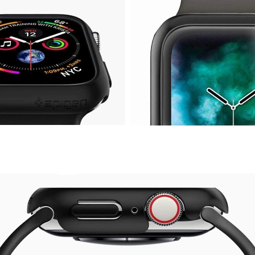 Kup Etui Spigen Thin Fit Apple Watch 4/5/6/7/SE/8/9 40/41MM Černé - SPN676BLK - {ean13} - Sklep Home Screen