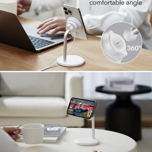 Kup Bezdrátová nabíječka ESR Halolock Shift Magnetic MagSafe Wireless Charger Bílá - ESR670 - {ean13} - Sklep Home Screen