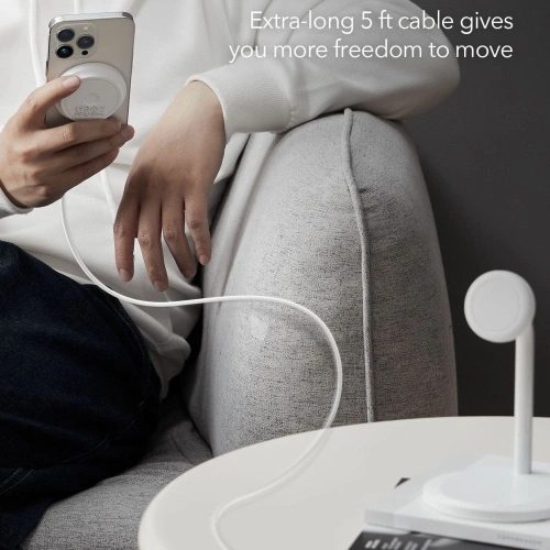Kup Ładowarka bezprzewodowa ESR Halolock Shift Magnetic MagSafe Wireless Charger White - ESR670 - {ean13} - Sklep Home Screen