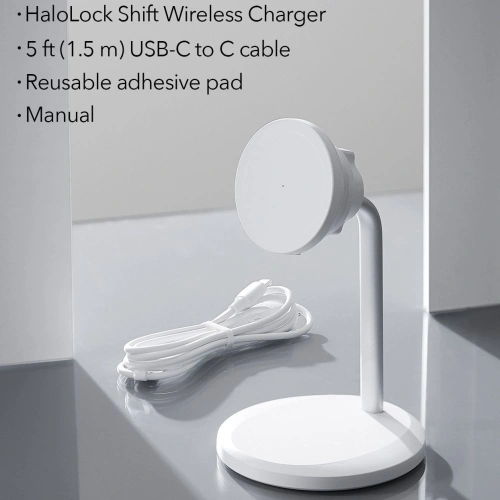 Kup Bezdrátová nabíječka ESR Halolock Shift Magnetic MagSafe Wireless Charger Bílá - ESR670 - {ean13} - Sklep Home Screen