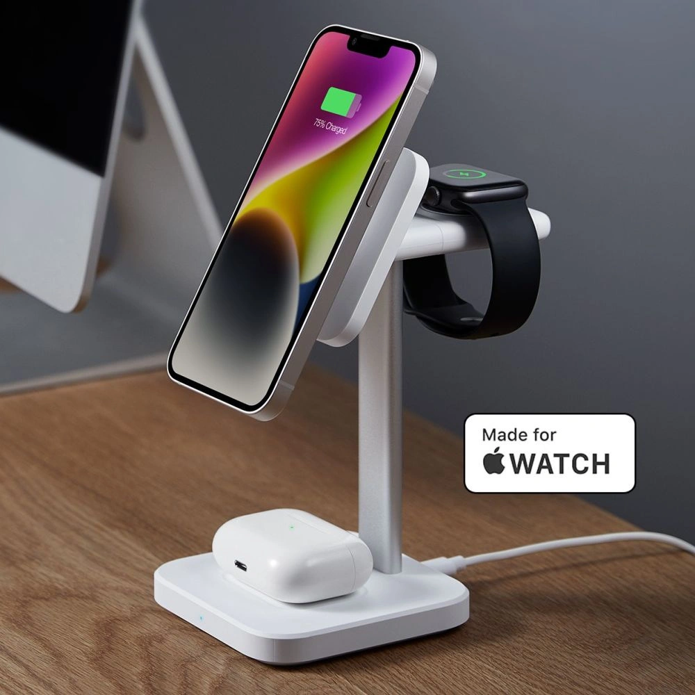Ładowarka bezprzewodowa ESR Halolock 3in1 Watch Magnetic MagSafe Wireless Charger White