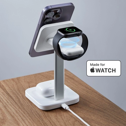 Kup Vezeték nélküli töltő ESR Halolock 3in1 Watch Magnetic MagSafe Wireless Charger Fehér - ESR671 - {ean13} - Sklep Home Screen