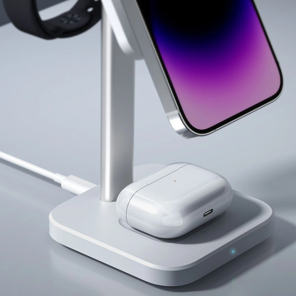 Ładowarka bezprzewodowa ESR Halolock 3in1 Watch Magnetic MagSafe Wireless Charger White