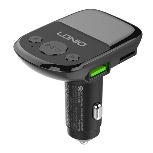 Kup LDNIO FM-Sender C706Q, Bluetooth 2xUSB-A, AUX + microUSB-Kabel - LDN195 - {ean13} - Sklep Home Screen