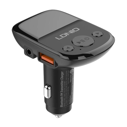 Kup LDNIO FM-Sender C706Q, Bluetooth 2xUSB-A, AUX + microUSB-Kabel - LDN195 - {ean13} - Sklep Home Screen