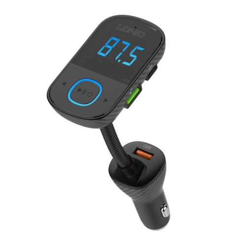 Kup LDNIO FM-Transmitter C705Q Bluetooth 2xUSB-A, USB-C + USB-C/Lightning-Kabel - LDN197 - {ean13} - Sklep Home Screen