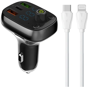Kup LDNIO FM Sender C704Q Bluetooth 2xUSB-A, USB-C + USB-C Kabel - LDN202 - {ean13} - Sklep Home Screen