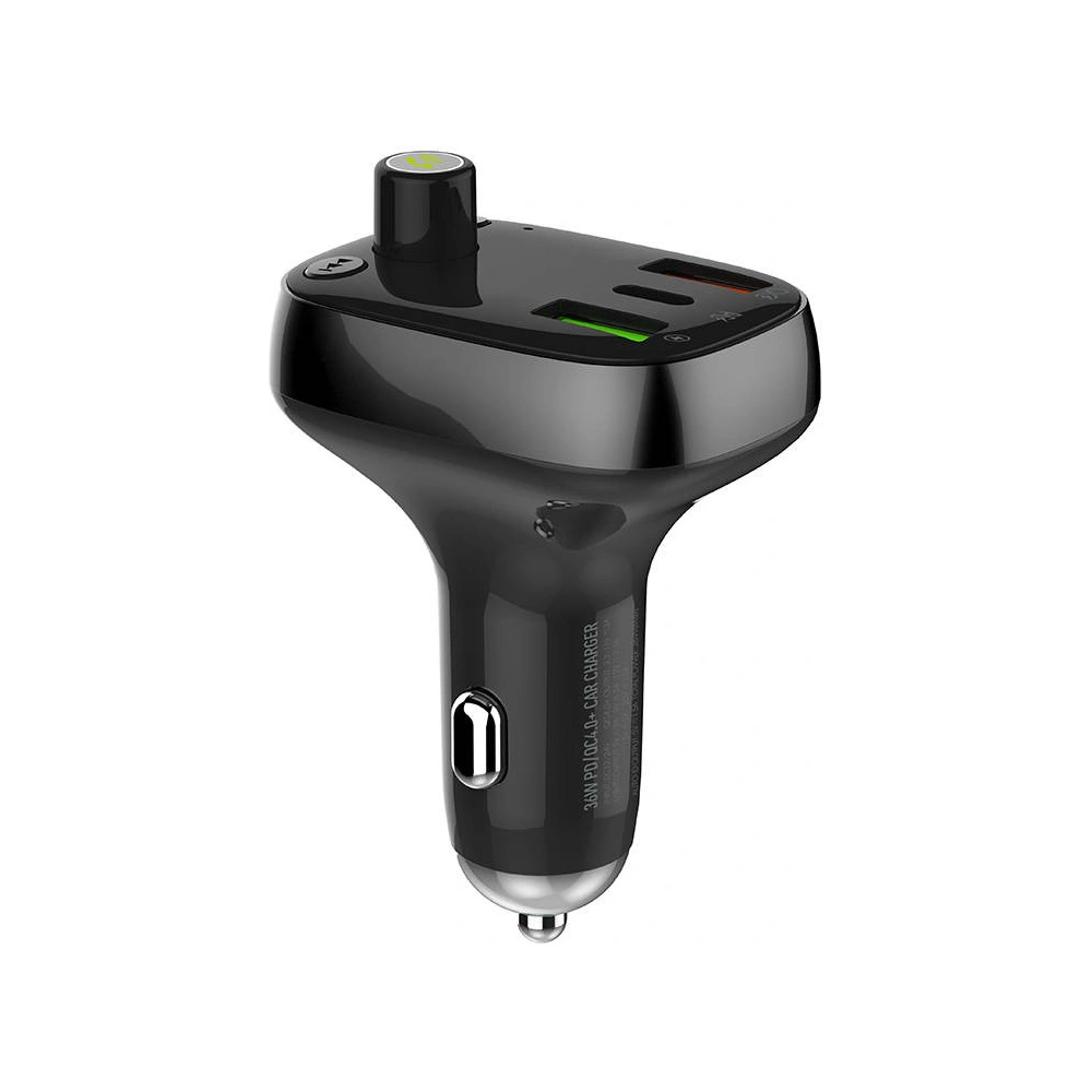 Transmiter FM LDNIO C704Q Bluetooth 2xUSB-A, USB-C + kabel USB-C