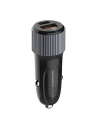 Încărcător auto LDNIO C510Q USB-A, USB-C + cablu Lightning