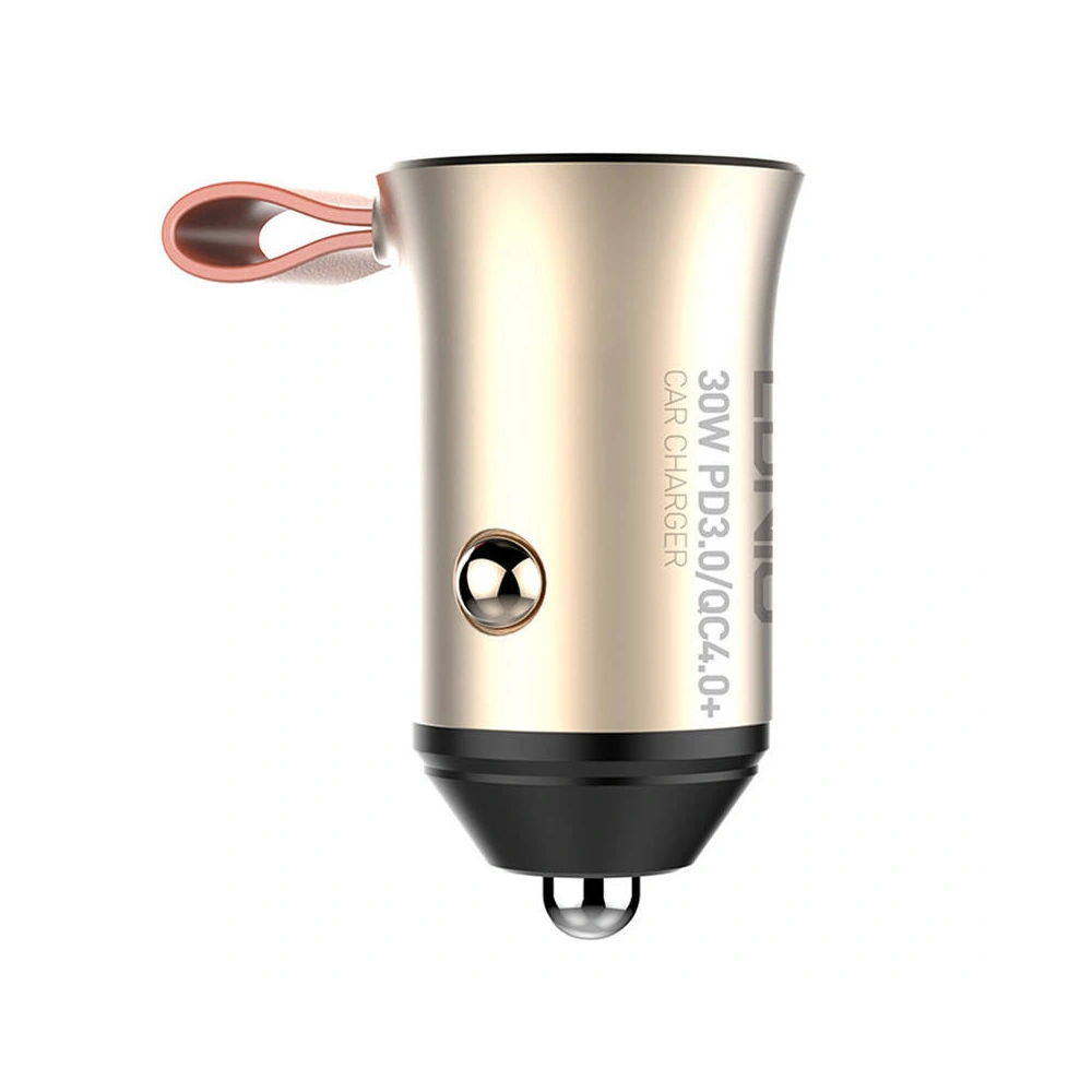 Ładowarka samochodowa LDNIO C509Q USB-A, USB-C 30W + kabel Lightning