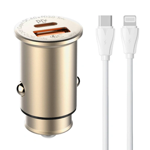 Kup Autonabíječka LDNIO C506Q USB-A, USB-C + kabel USB-C/Lightning - LDN219 - {ean13} - Sklep Home Screen