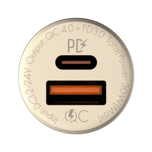 Ładowarka samochodowa LDNIO C506Q USB-A, USB-C + kabel USB-C/Lightning