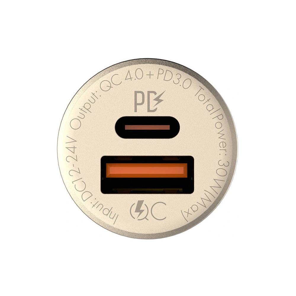 Ładowarka samochodowa LDNIO C506Q USB-A, USB-C + kabel USB-C/Lightning