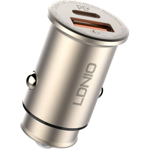 Buy LDNIO C506Q Car Charger USB-A, USB-C + Lightning cable - LDN222 - {ean13} - Home Screen Store Europe
