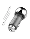 Încărcător auto LDNIO C1 USB-A, USB-C + cablu USB-C