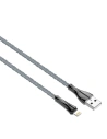 Cablu LDNIO LS462 USB-A/Lightning LED, 2m