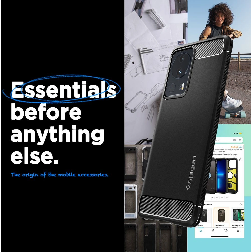 Etui Spigen Rugged Armor Xiaomi 13 Lite Matte Black