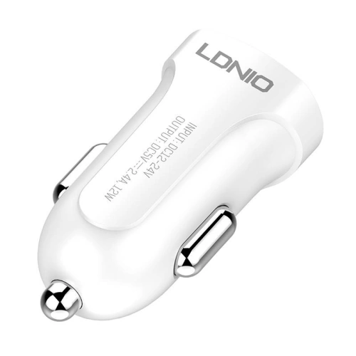 Kup Autonabíječka LDNIO DL-C17, 1x USB, 12W + Lightning kabel (bílá) - LDN298 - {ean13} - Sklep Home Screen