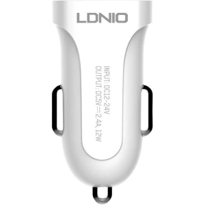 Kup Ładowarka samochodowa LDNIO DL-C17, 1x USB, 12W + kabel USB-C (biała) - LDN300 - {ean13} - Sklep Home Screen
