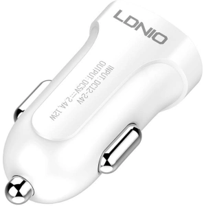 Kup Ładowarka samochodowa LDNIO DL-C17, 1x USB, 12W + kabel USB-C (biała) - LDN300 - {ean13} - Sklep Home Screen