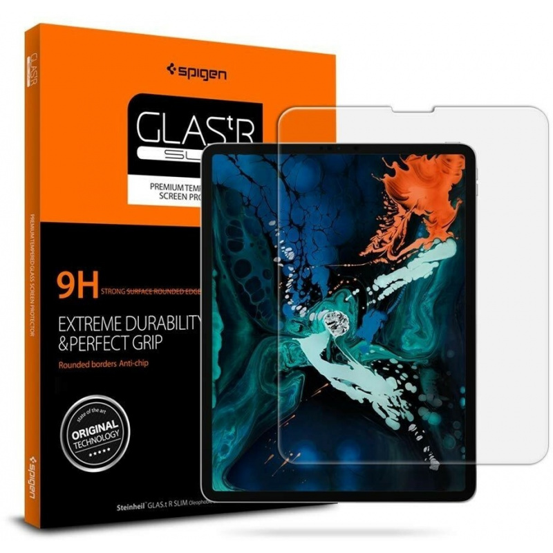 Kup Szkło hartowane Spigen GLAS.tR Slim Apple iPad Pro 12.9 2018 (3. generacji) - 8809640250361 - SPN683 - Homescreen.pl