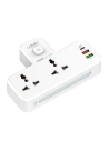 Buy LDNIO SC2311 Power Strip 2x AC, 2USB, USB-C, 2500W with night lamp (white) - LDN318 - {ean13} - Home Screen Store Europe