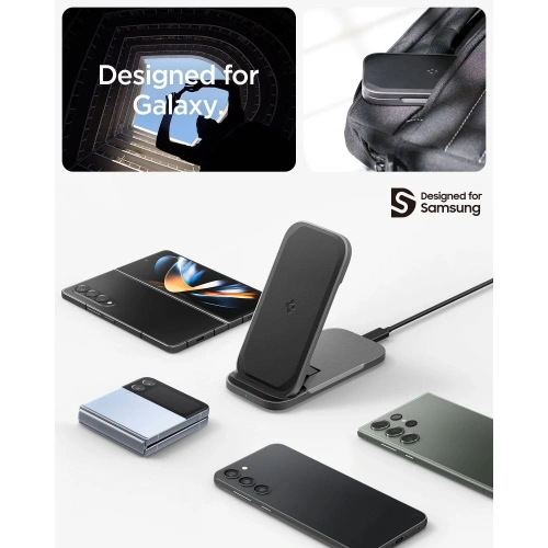 Kup Încărcător wireless Spigen PF2201 ArcfField Wireless Charger 15W Black - SPN2853 - {ean13} - Sklep Home Screen