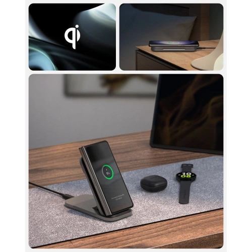 Kup Încărcător wireless Spigen PF2201 ArcfField Wireless Charger 15W Black - SPN2853 - {ean13} - Sklep Home Screen