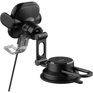 Buy Spigen UTS35W OneTap Universal Windshield & Dashboard Car Mount Wireless Charger Black - SPN2854 - {ean13} - Home Screen Store Europe