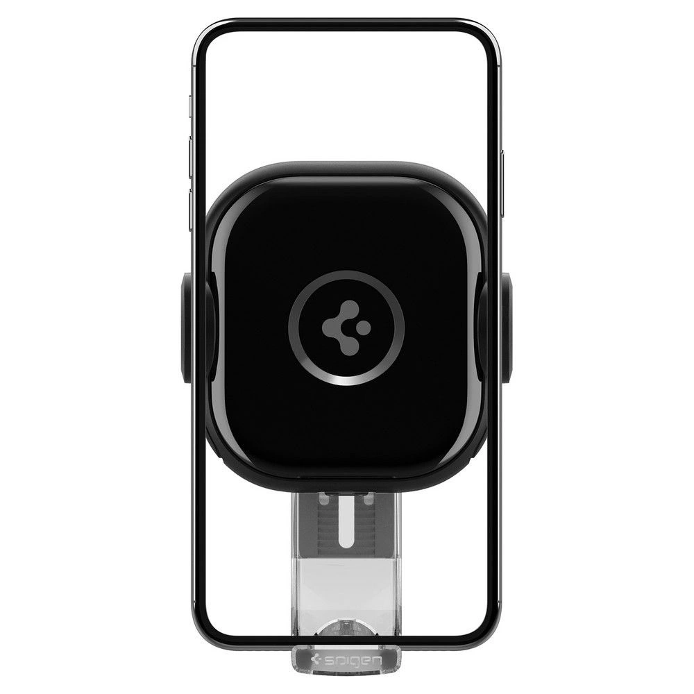 Uchwyt samochodowy z ładowarką bezprzewodową Spigen UTS35W OneTap Universal Windshield & Dashboard Car Mount Wireless Charger Black