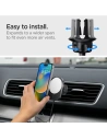 Kup Upevnění do auta s bezdrátovou nabíječkou Spigen ITM12W OneTap Pro 3 Magnetic MagSafe Vent Car Mount Wireless Charger Black - SPN2855 - {ean13} - Sklep Home Screen