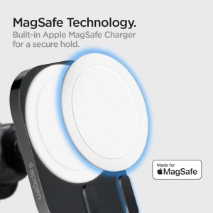 Kup Uchwyt samochodowy z ładowarką bezprzewodową Spigen ITM12W OneTap Pro 3 Magnetic MagSafe Vent Car Mount Wireless Charger Black - SPN2855 - {ean13} - Sklep Home Screen